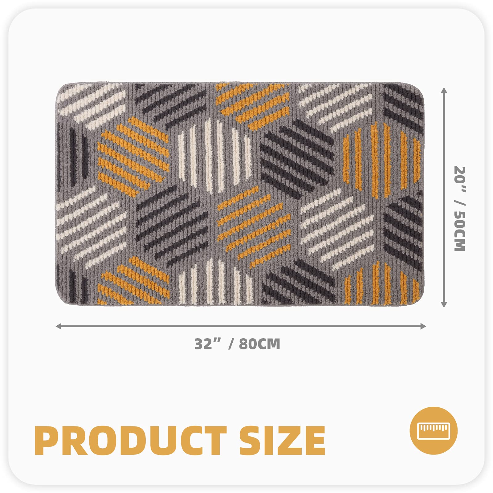 Color&Geometry Indoor Door mat, Entrance Mat 20