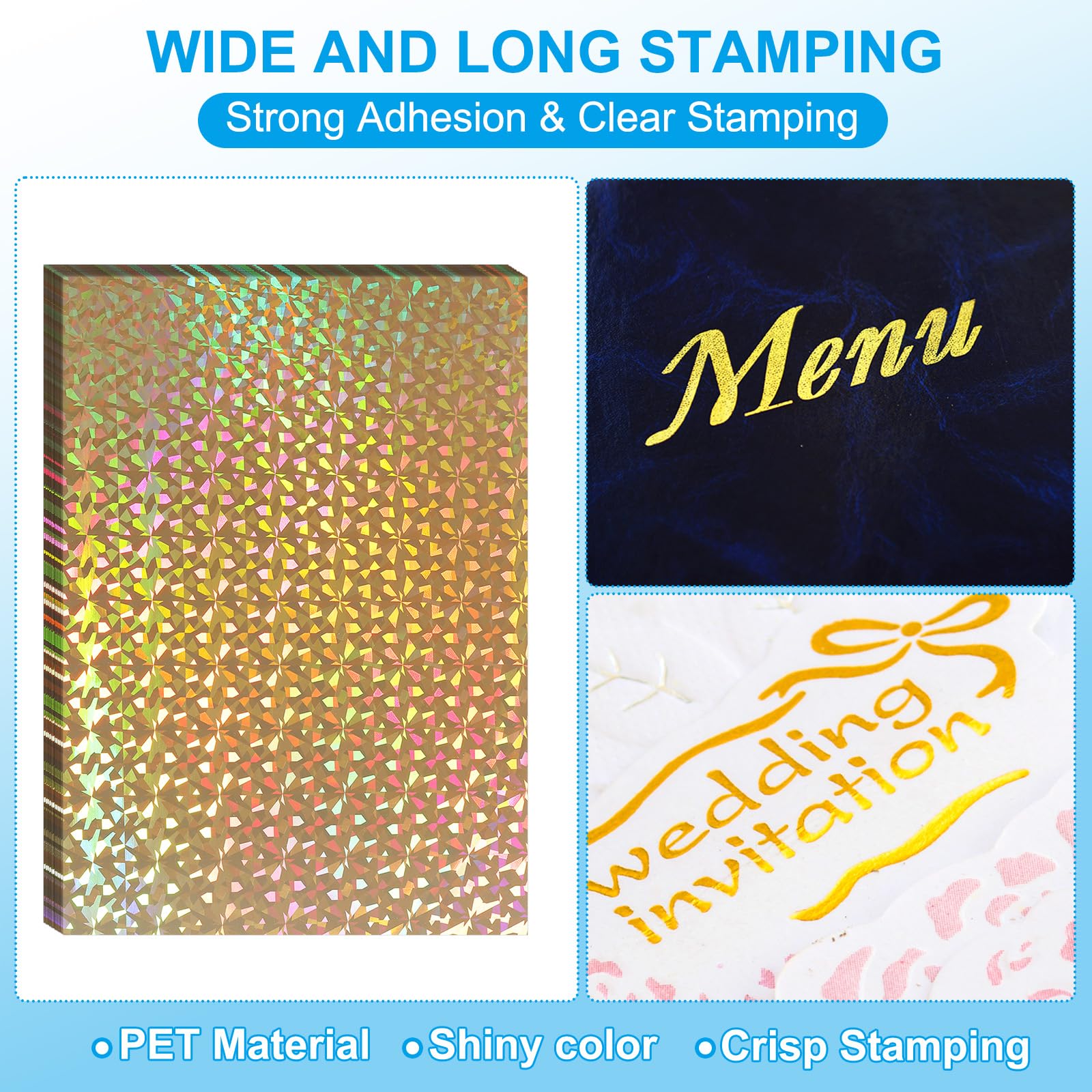 PATIKIL 11.7x8.3 Hot Stamping Foil Paper Sheet - Image 3
