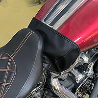 Vista 2 de HDBUBALUS Cubierta para tanque de gasolina para Harley Touring Street Electra Tri Glide Road King FLHR 1997-2023