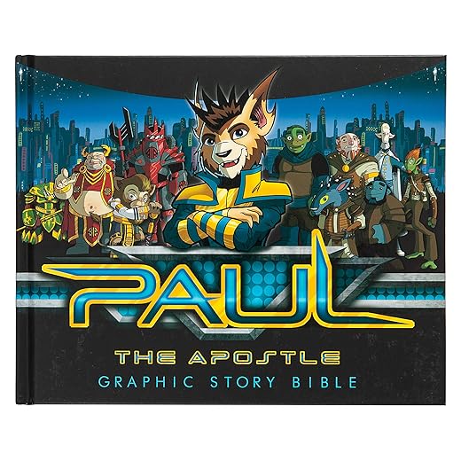 Paul the Apostle: Graphic Story Bible (Hardcover) – Inspirational and Action-Packed Bible Story for Kids Ages 8-15, Perfect Gift for Kids, Friends, Family, Birthdays, Holidays, and More.