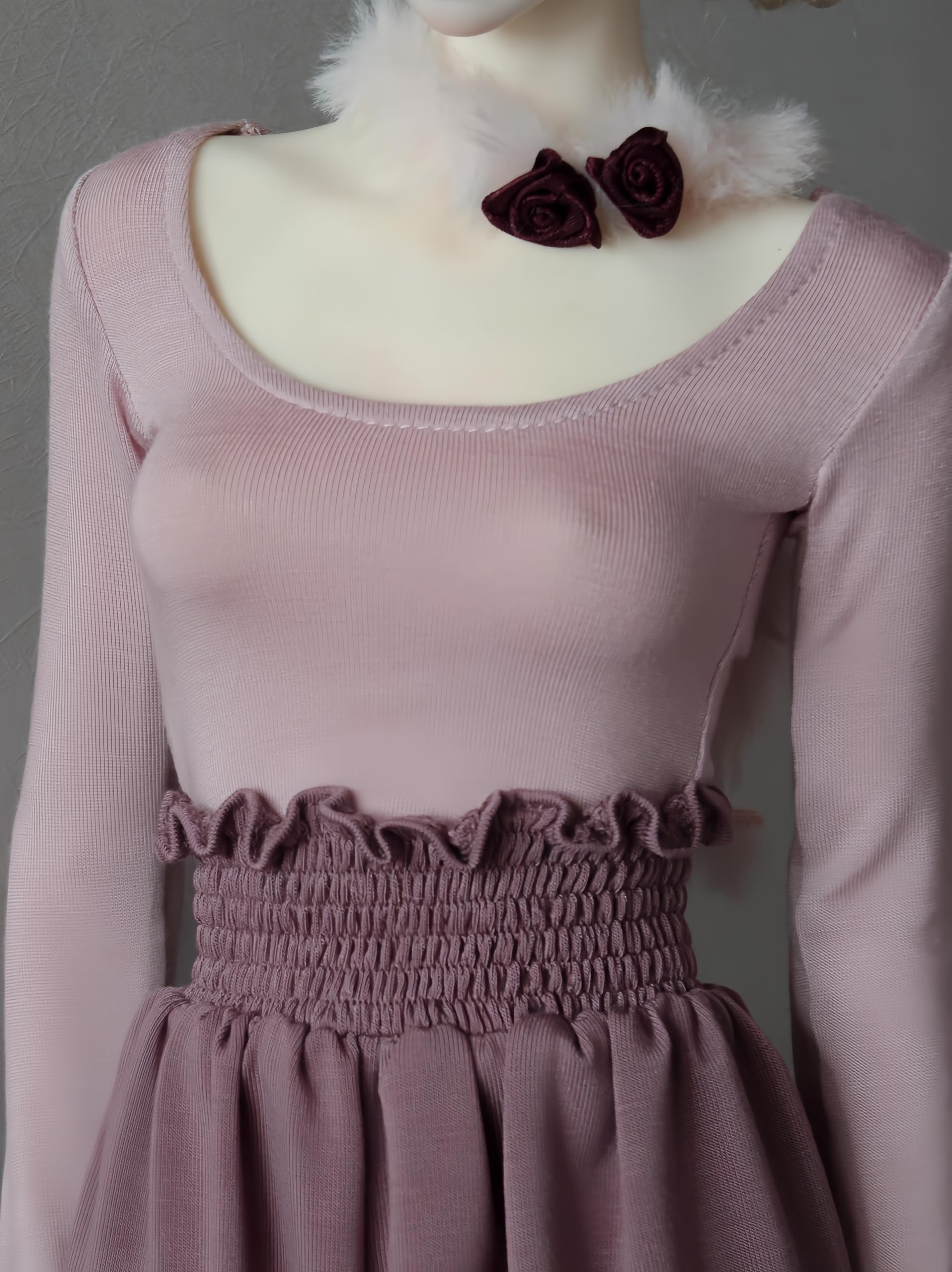 Bjd Puppenkleidung für 1/3 1/4 Bjd-Puppen, Kugelgelenk-Puppenkleidung, handgefertigt, viele Modestile Set (O, 1/4)