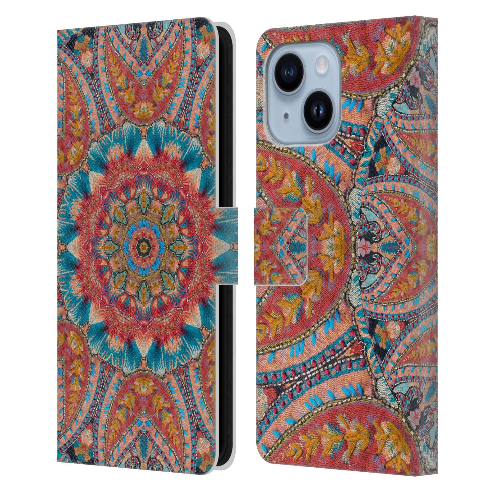 Protection iPhone 14 Plus antichoc et portefeuille cuir Beauté Perlée - 7
