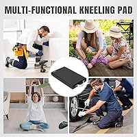 Vista 8 de HappyPicnic Almohadilla impermeable para arrodillarse de jardín, alfombrilla de espuma suave de 2 pulgadas de grosor para jardineros con mango