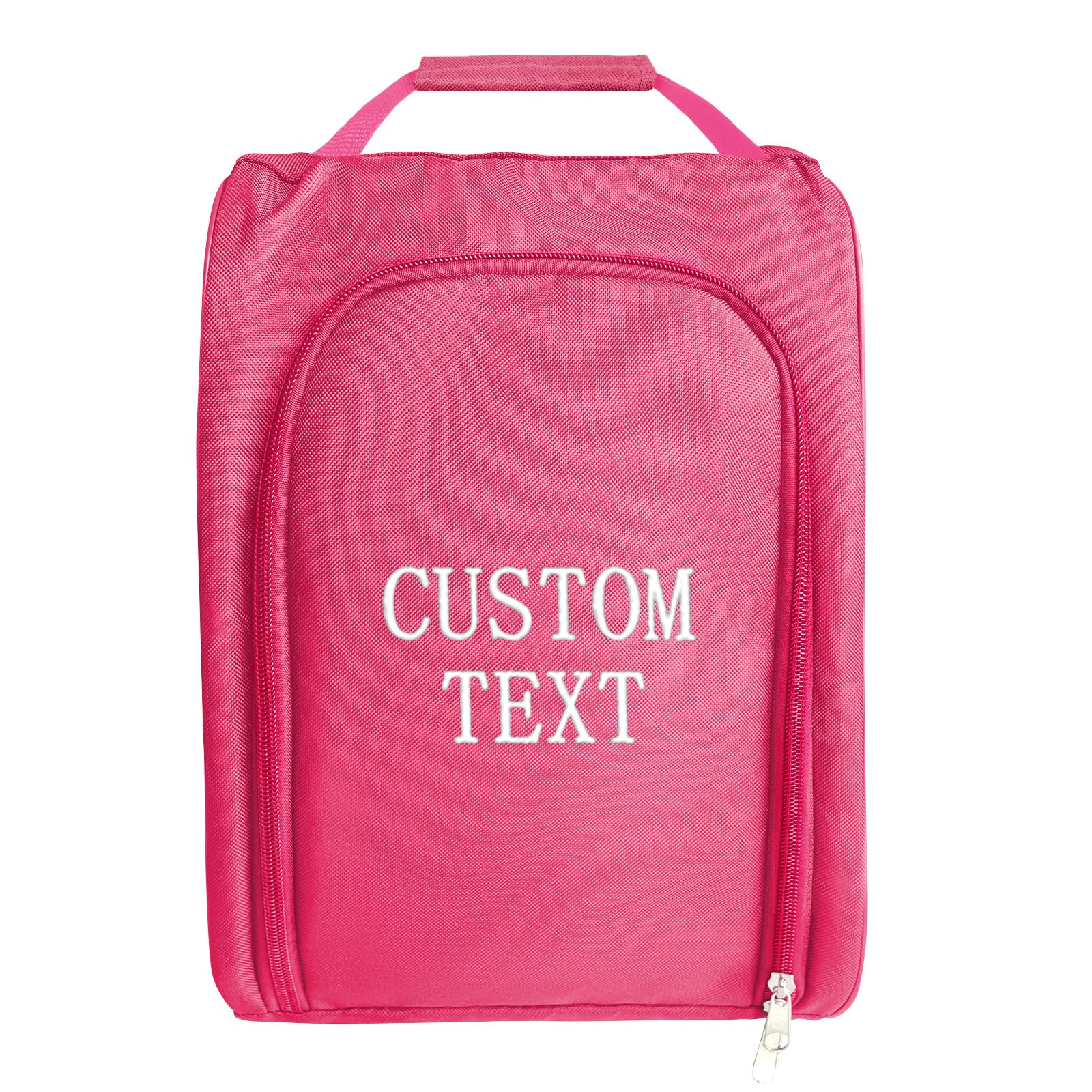 Customizable Golf Shoe Bag with Personal Embroidery - Water-Resistant Travel Shoe Organizer, Lightweight Padded Storage for Sports, Gym, Odor-Proof &