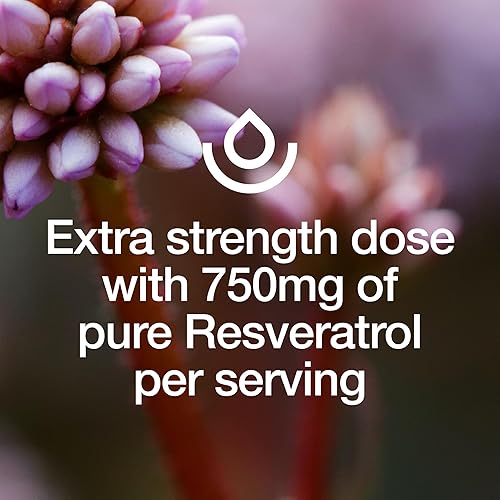 Miniatura 5 de Suplemento de resveratrol - Trans-resveratrol Extra Strength 750mg - Suplemento de polifenoles naturales, puros y potentes - Vegano, sin OMG, sin