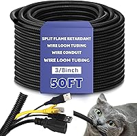 Vista 12 de Kanayu Tubo de Cable Divisible Ignífugo de Alta Temperatura Conducto de Cable Mangas de Cable Divisibles Tubería de Telar Conducto de Cable