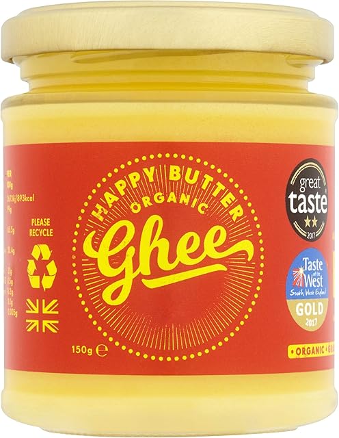 Happy Butter Organic Ghee 150g (Pack of 1)
