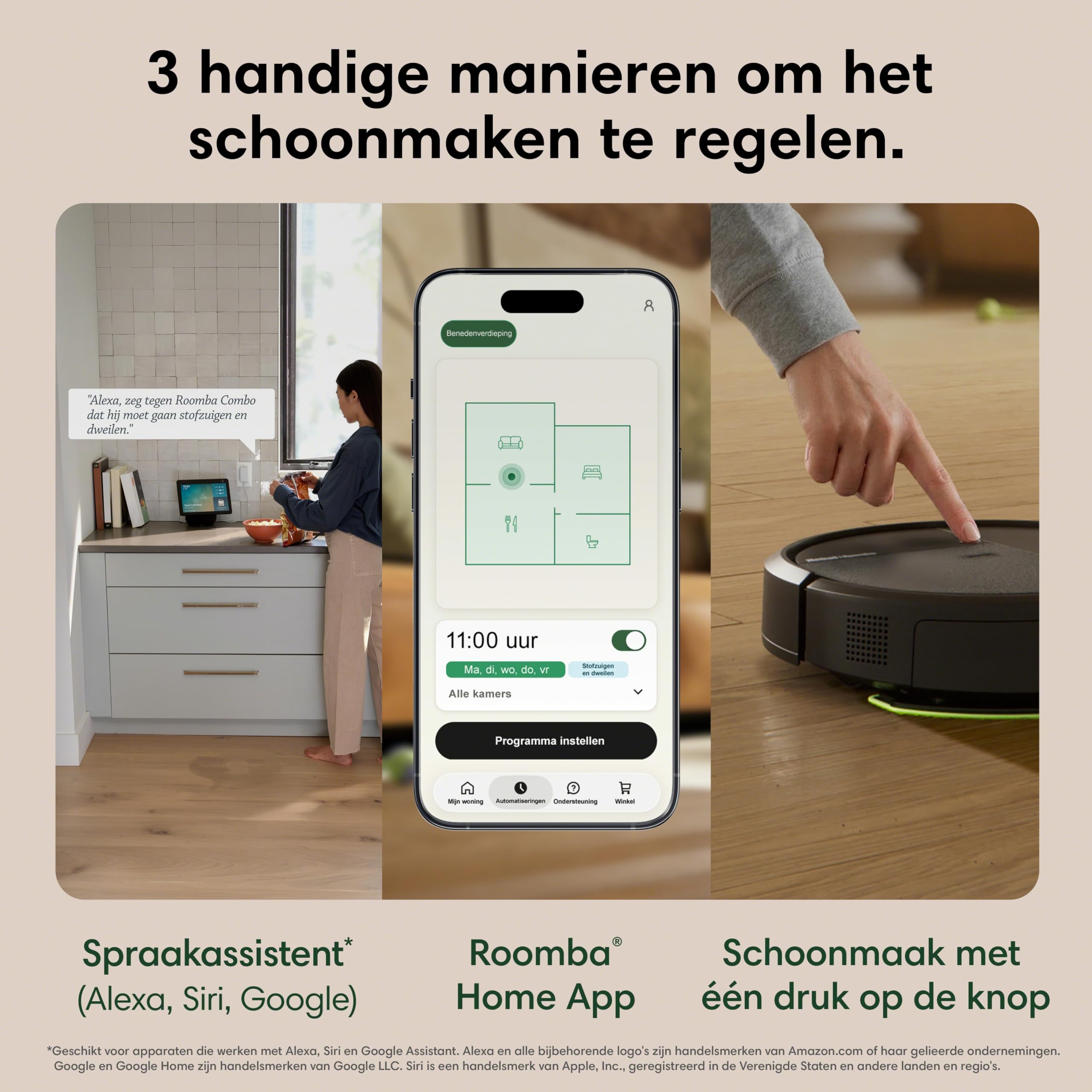 iRobot Roomba® Plus 516 Combo Roboter + AutoWash™ Dock, 22Kpa, Multifunktions‑Dock, Clearview LiDAR, Entleert-Sich, Zusätzliches Zubehör, Schwarz