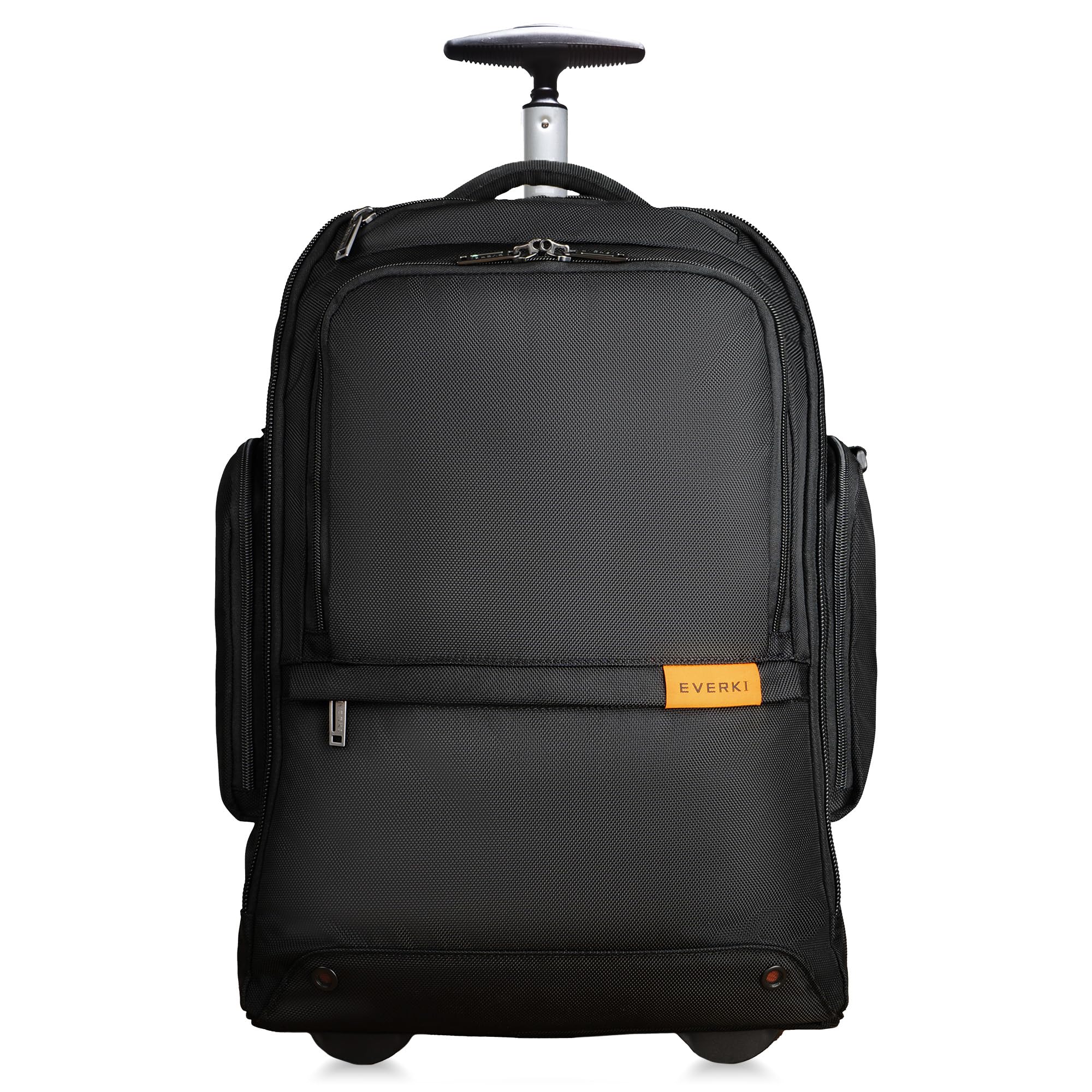 EVERKI 123 Wheeled Laptop Backpack - For 15.6” Laptop & 16” MacBook, Rolling Back Pack for Men & Women, Carry On Travel Backpack with Replaceable Wheels, Rolling Work Bag for Business Professional