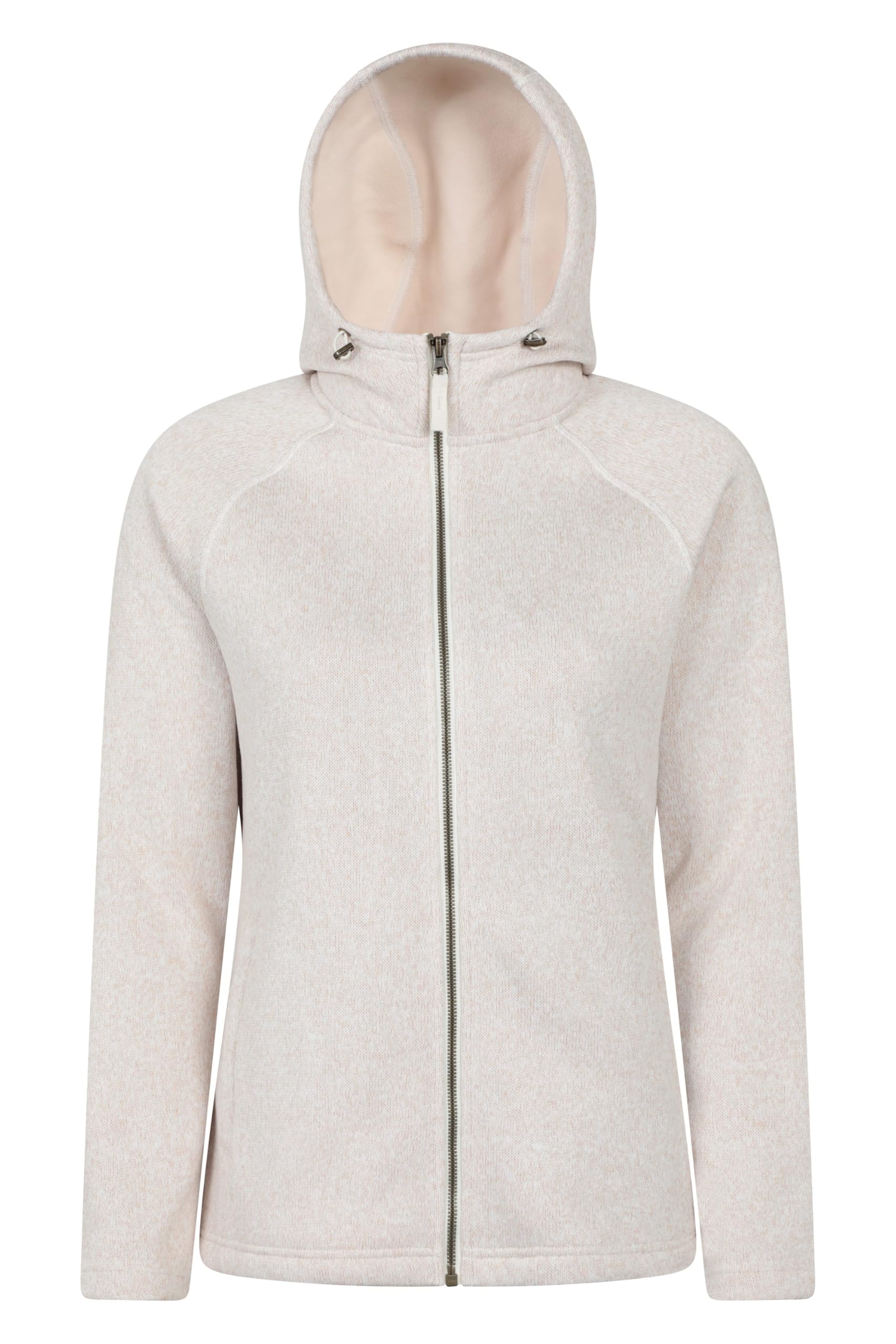 Nevis Womens Full Zip Hoodie - Beige