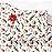 GIOLNIAY Red Bows Christmas Wrapping Paper for Men Women Kids - Holiday Gift Wrap with Pine Branches & Berries on White - 4 Jumbo Sheets, 28 x 40 Each (31 sq. ft ttl), Easy to Store
