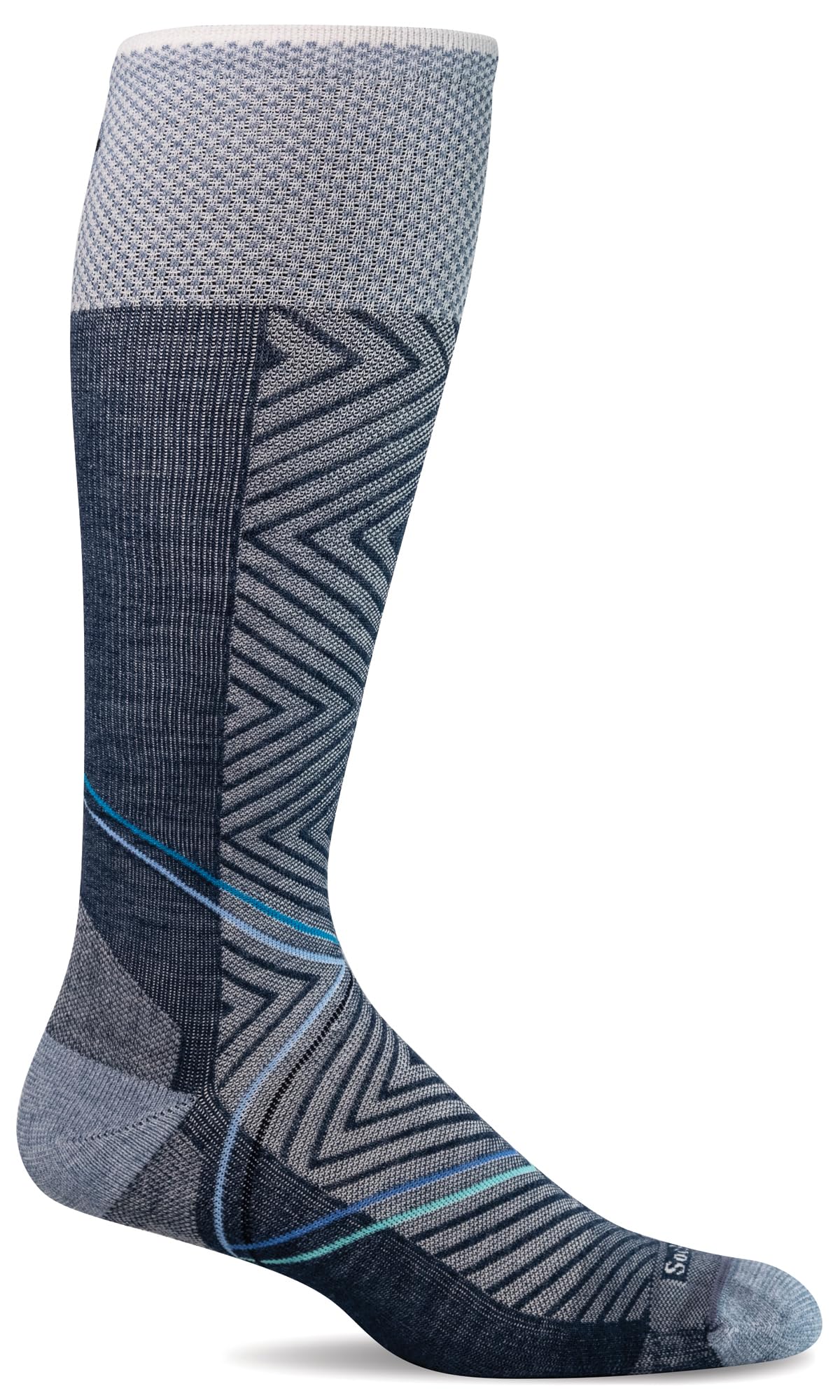Sockwell Women's Pulse Firm Graduated Compression Sock, Denim - M/L