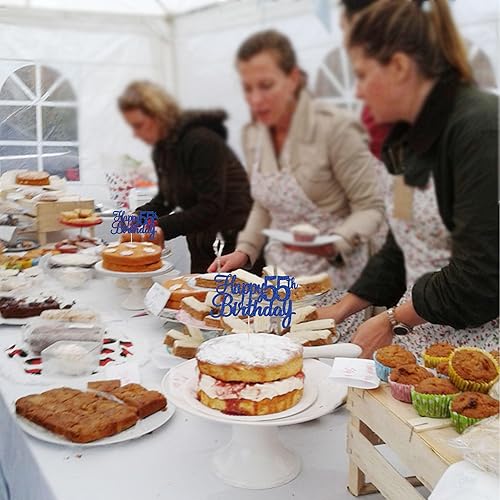 Miniatura 139 de Gyufise 1 decoración para tarta de cumpleaños número 21 con purpurina para tarta de cumpleaños, saludos a 21 años, veintiuno, fabulosa decoración