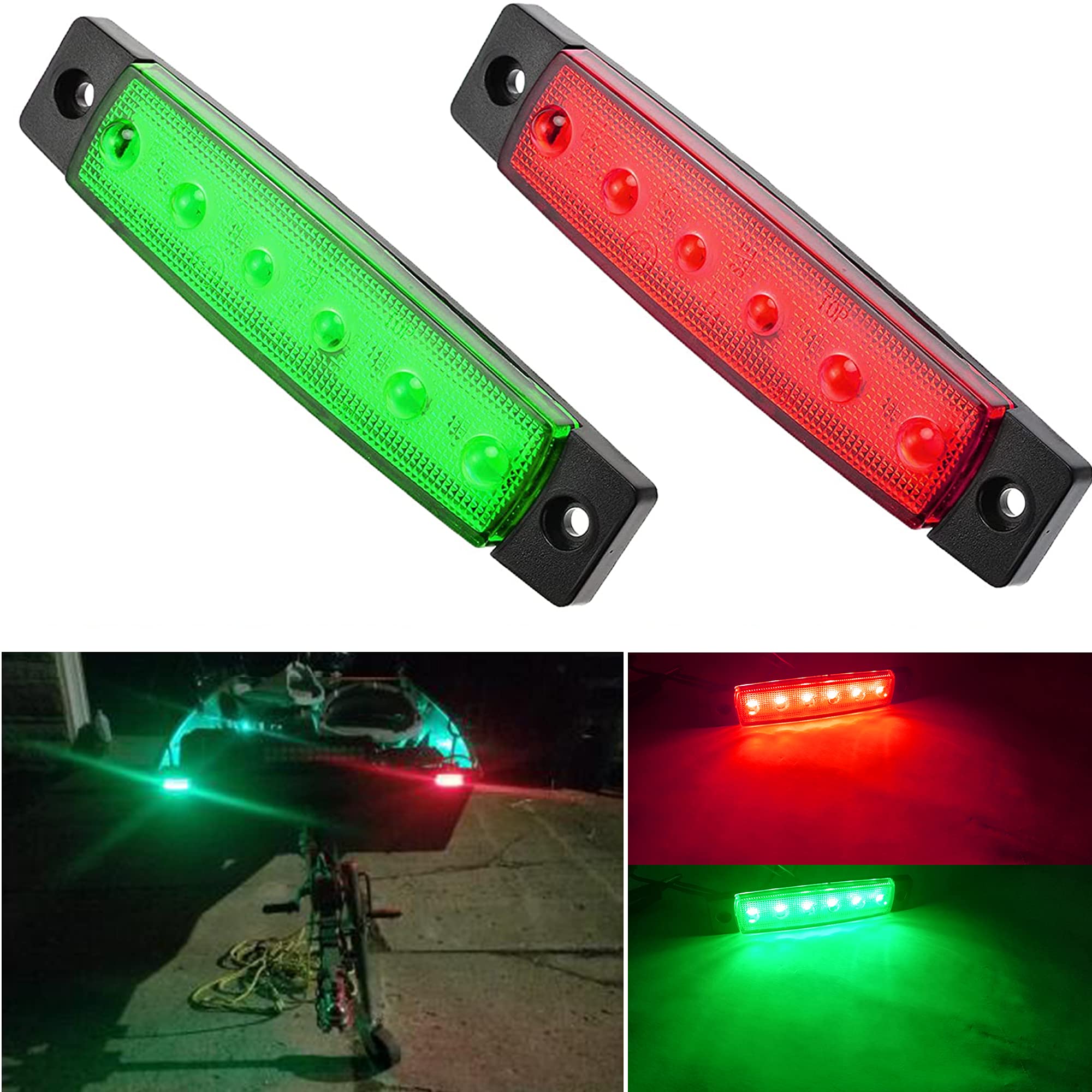 Buy NBWDY LED Boat Navigation Lights,Marine Led Strip Lights Stern