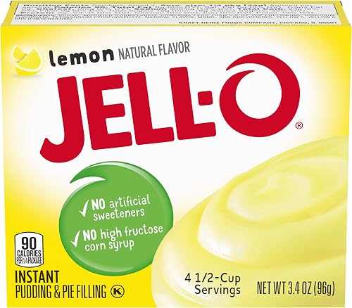 Jell-O Instant Lemon Pudding & Pie Filling (3.2 oz Box)