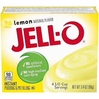 Jell-O Instant Lemon Pudding & Pie Filling 3.2 oz Box