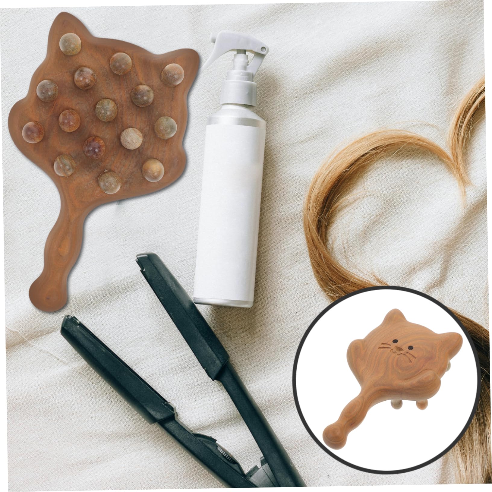 Healeved 5stücke Scalp Aus Holz Handheld Massagekamm Mit Breiten Zähnen Für Kopfhautpflege Für Zuhause Und Unterwegs Fördert Entspannung Und Wohlbefinden