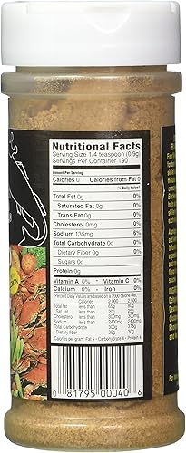 Miniatura 3 de King Kooker 00040 Condimento de Redfish Ennegrecido de 6 onzas