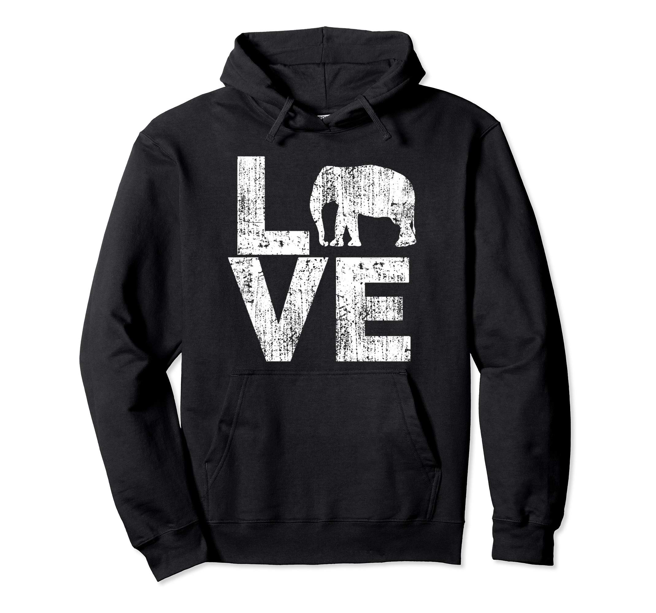 Elephant T Shirt OnlineI Love Elephants Distressed Elephant Hoodie Pullover Hoodie