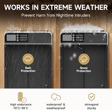Automatic Chicken Coop Door with Time Mode, Waterproof Large Display