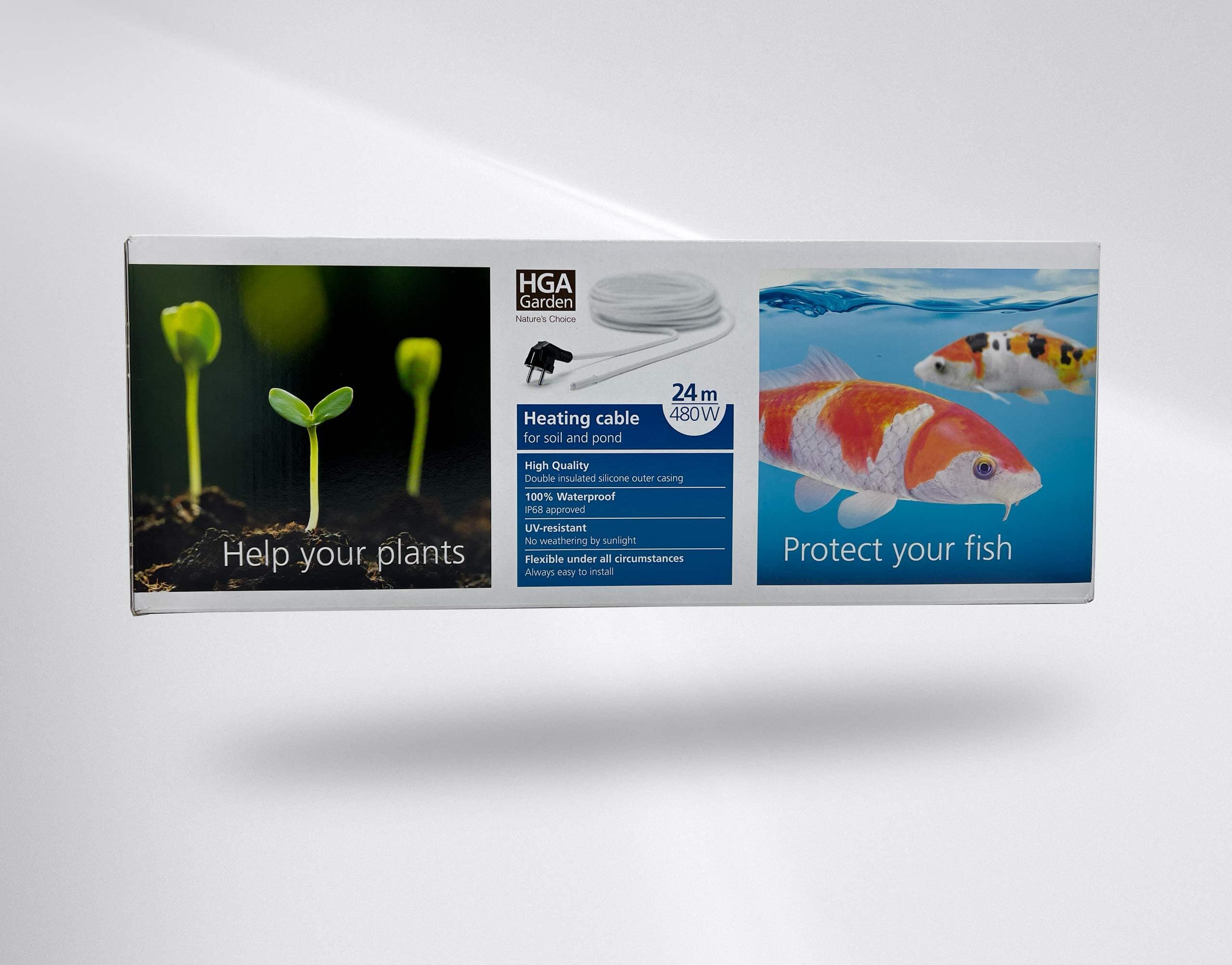 Pondlife Teichheizkabel 24 m (480 W) als Teichheizung / Eisfreihalter