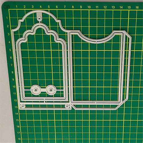 Miniatura 2 de Mvchifay Plantillas de metal para álbumes de recortes, herramienta de bricolaje para manualidades, acero al carbono, para hacer tarjetas de papel