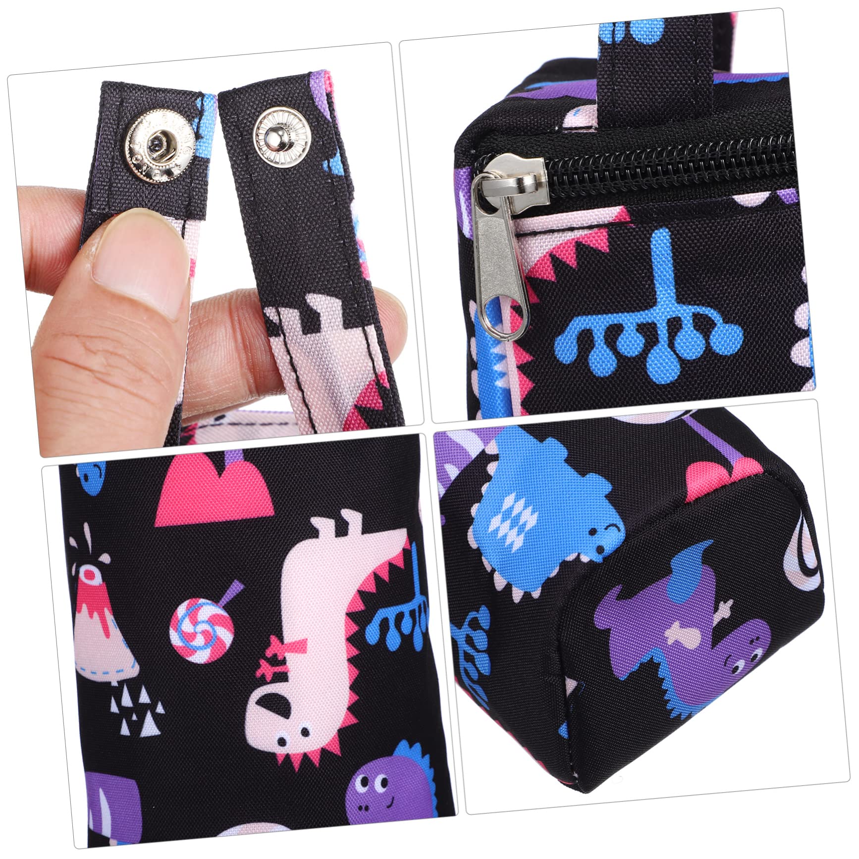 Kisangel 2 Series Bolsa Térmica Portátil Bolsas Aisladas Cálido Cubierta Térmica Bolsas De Botellas Aisladas Bolso De Mano con Botella De Leche Algodón De Capa Intermedia 2 Piezas*2
