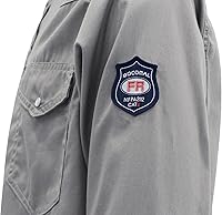 Vista 64 de BOCOMAL FR Shirts 6.25oz Camisas de soldadura ligeras Camiseta ignífuga para hombre ignífuga