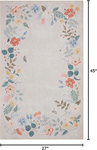 Miniatura 9 de Loloi II ATE-03 RP Strawberry Fields Cream 2'-0" x 5'-0"