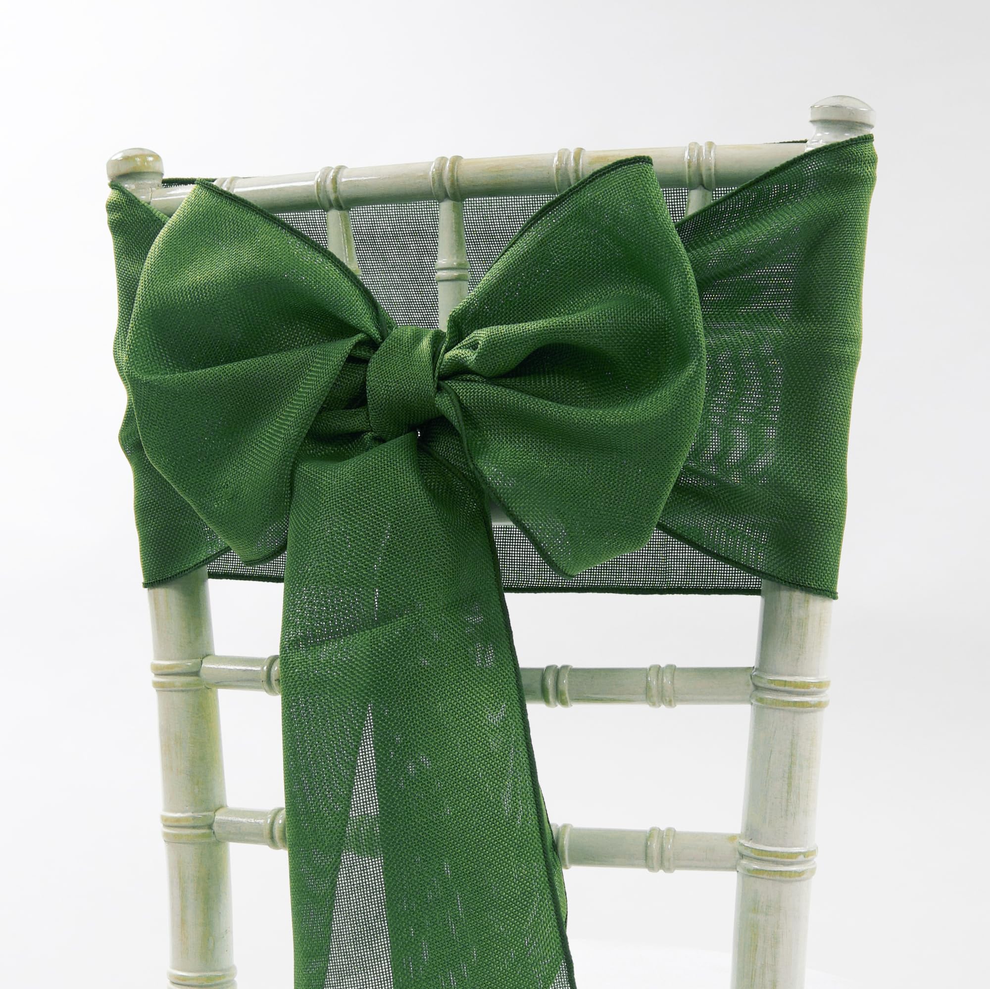 Decor Essentials 15 Colours Available Decor Trader Linen Burlap Sashes And Matching Table Runners 15 Colours Wedding Chairs Events (Sash - Hunter)
