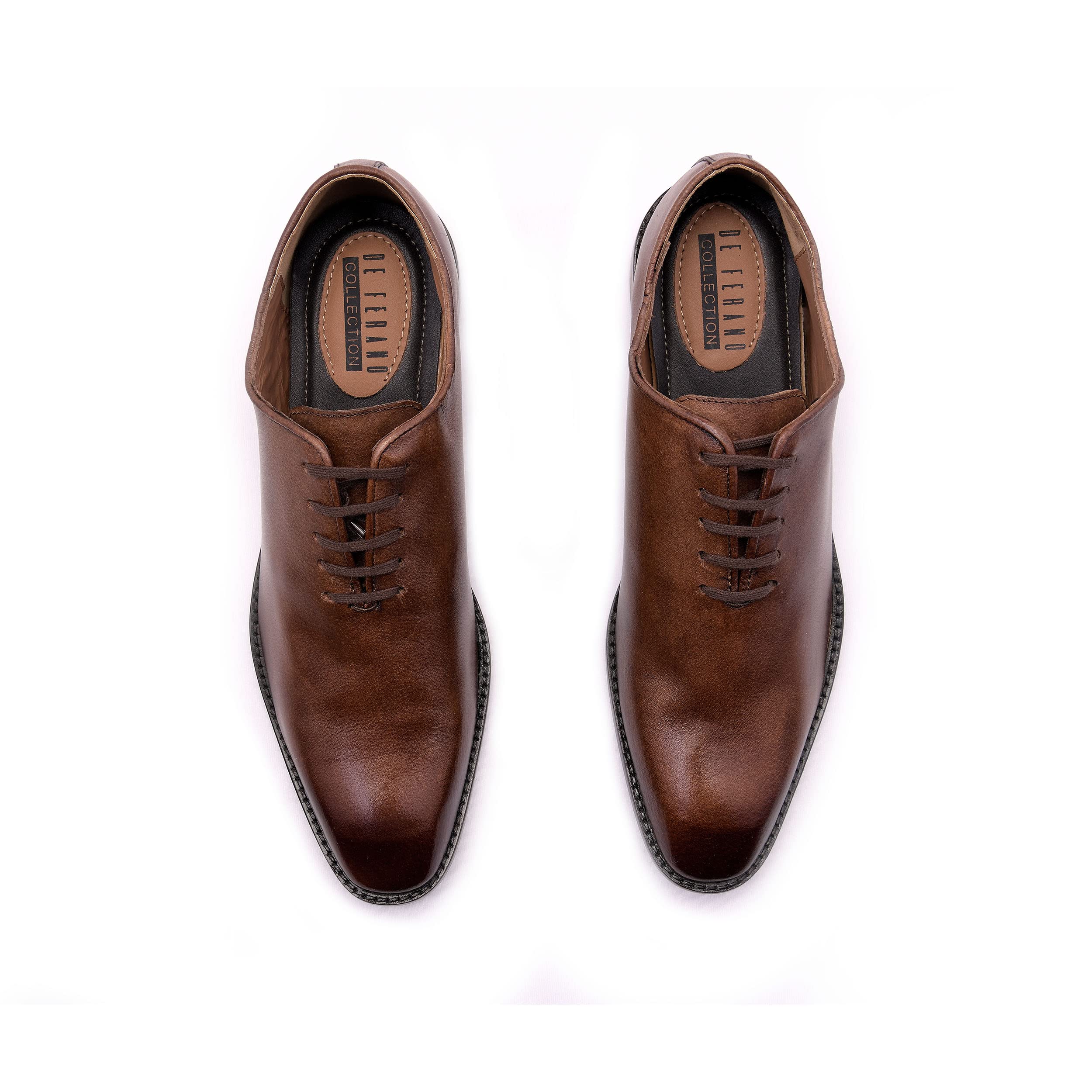 DE FERANO Mens Handmade Premium Leather Formal Shoes-Brown Dress Wholecut for Officewear (Numeric_7) (B0C6KP694F) Amazon Price History, Amazon Price Tracker