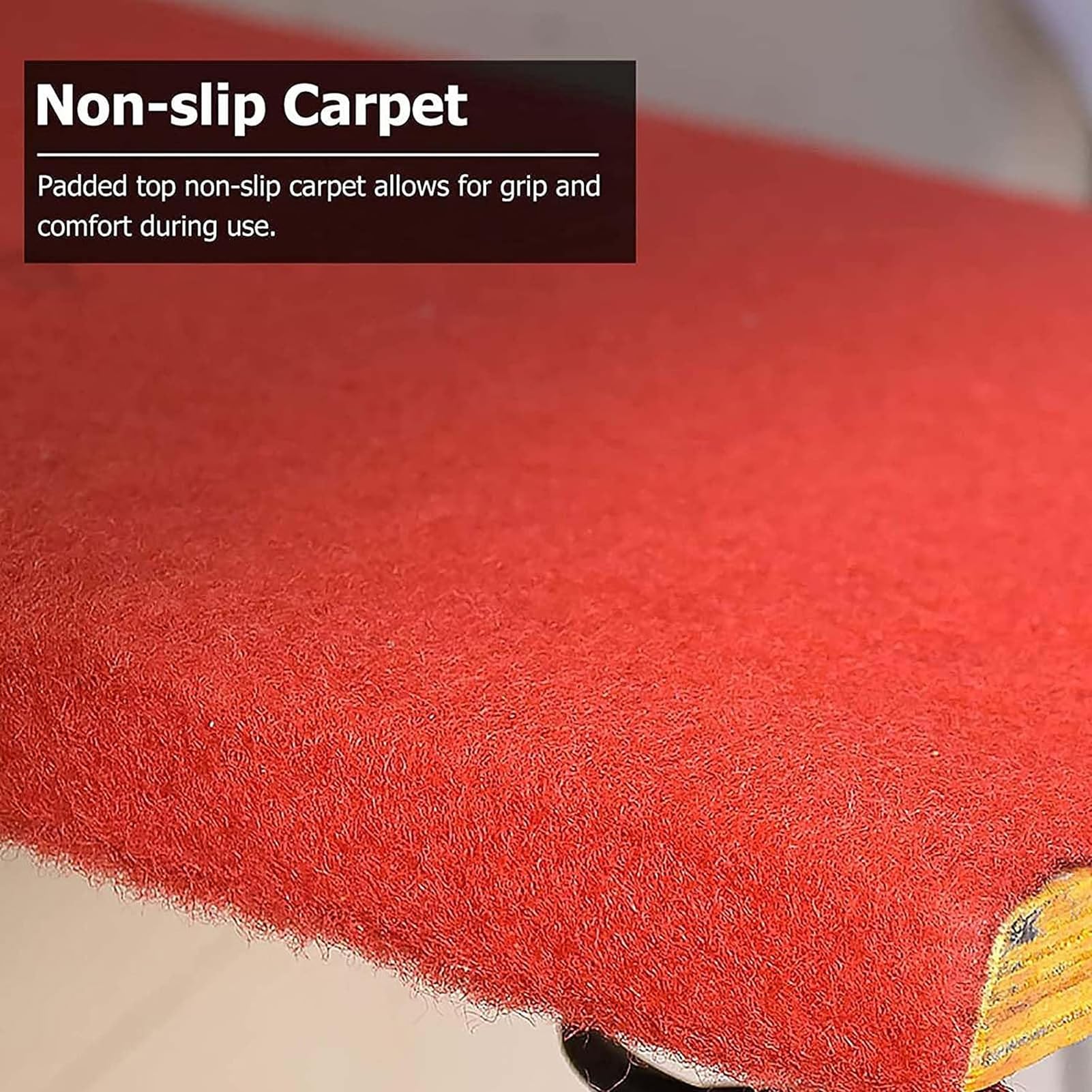 ZARBAILRE Gymnastics Springboard for Kids, Arts Springboard No Deformation Thickened Sport Equipment, Pro Curved Spring Board for School Training/Home, a Ramp for Kid's Toy Trucks