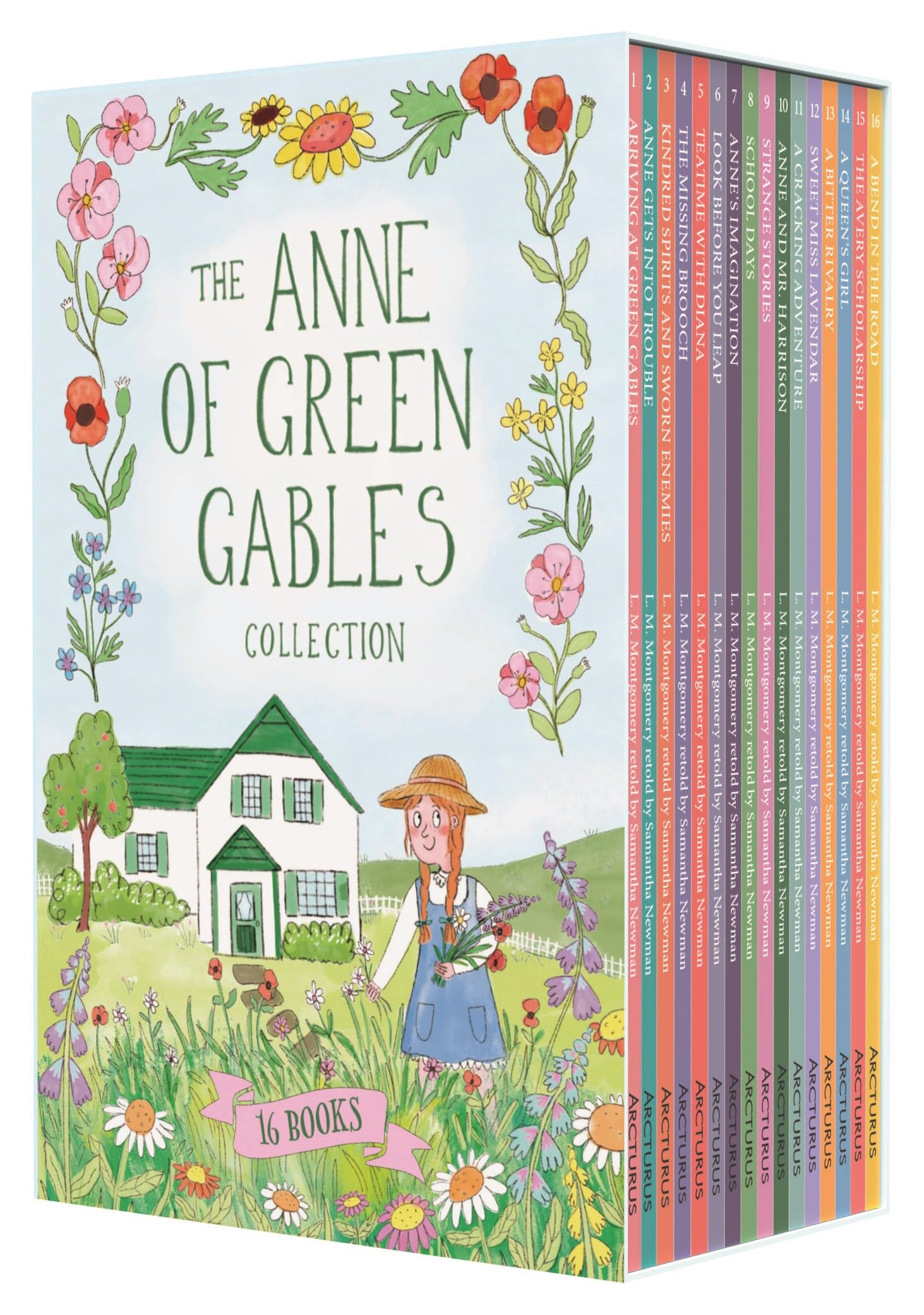 The Anne of Green Gables Collection: Adapted for Younger Readers (16-Book Box Set) (Arcturus Retold Classics)