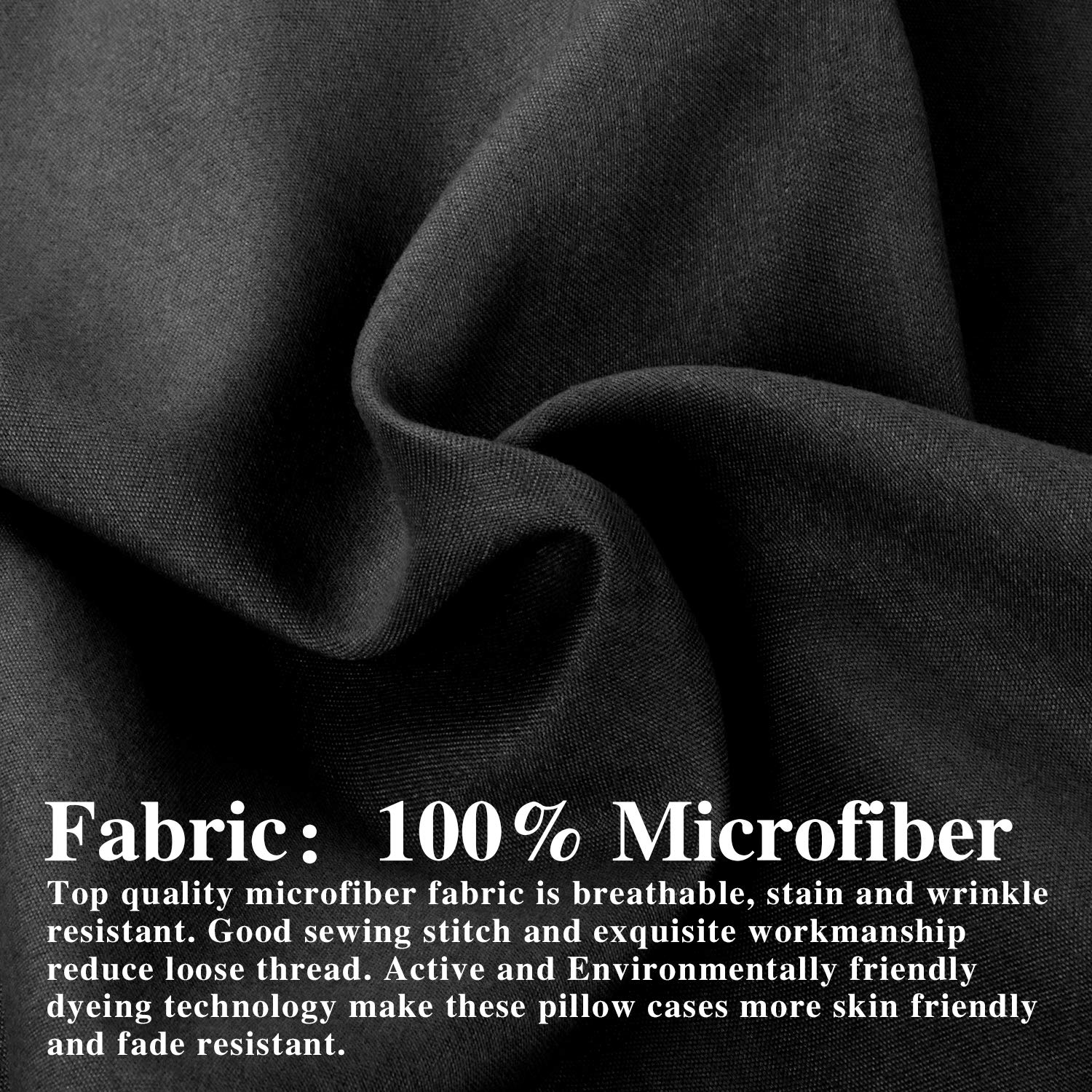 Summertime - Coma Inducer® Standard Sham - Black