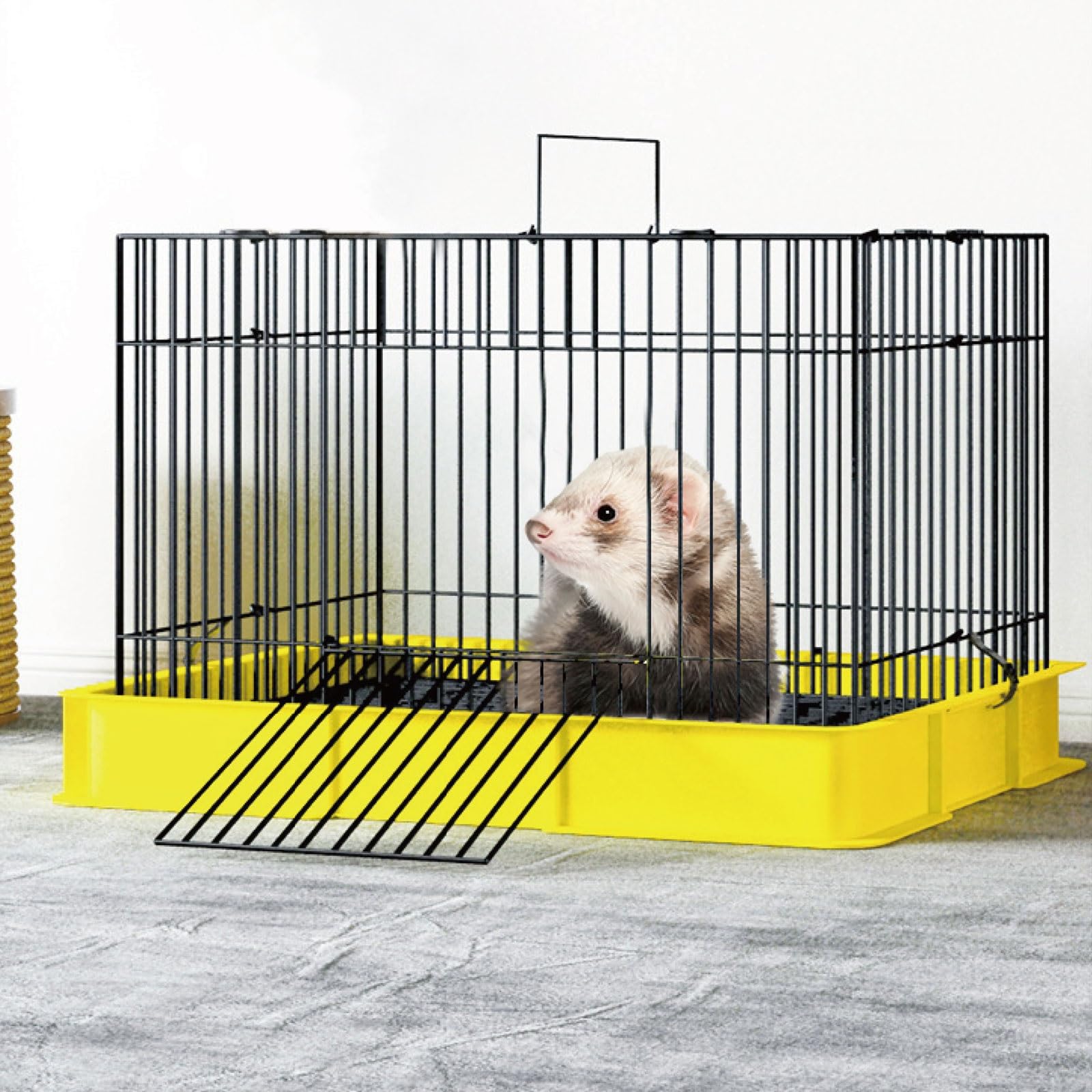Gabbia per Piccoli Animali, Gabbia per Conigli per Animali Domestici al Chiuso, per Conigli, Criceti, Ratti, Gerbilli, Porcellini D'India, Cincillà(Blue)