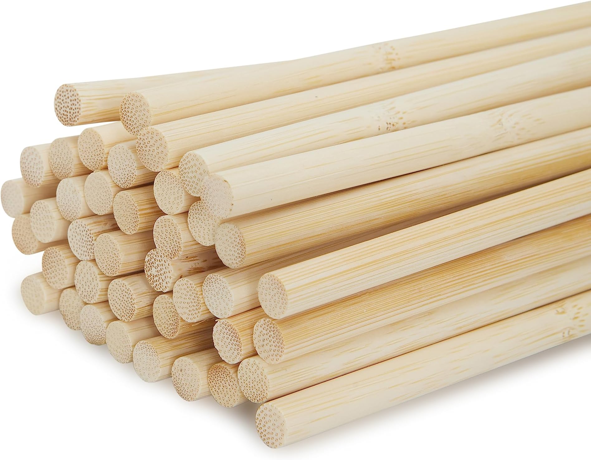 40 plant support bamboo sticks