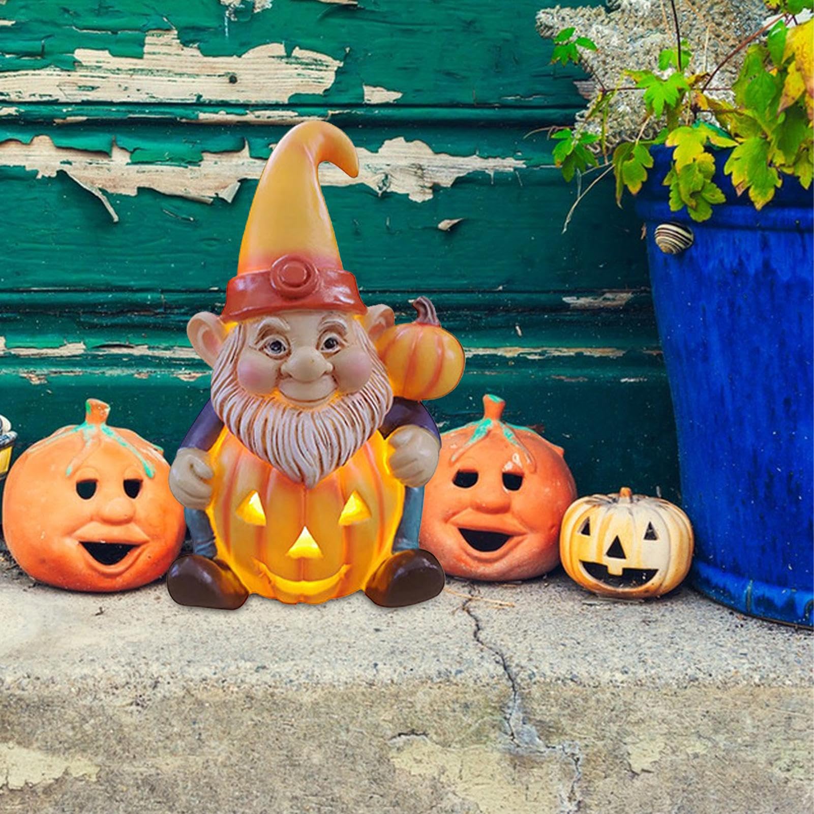 Strega in mongolfiera a forma di zucca. da colorare. Scarica, stampa o
