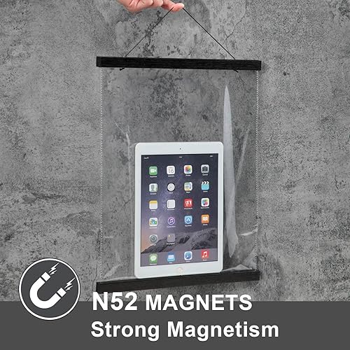 Vista 32 de WITCOLOR - Marco magnético de teca para pósteres, marcos de pósteres, fotos infantiles, mapas, pergaminos, imágenes, obras de arte e impresiones