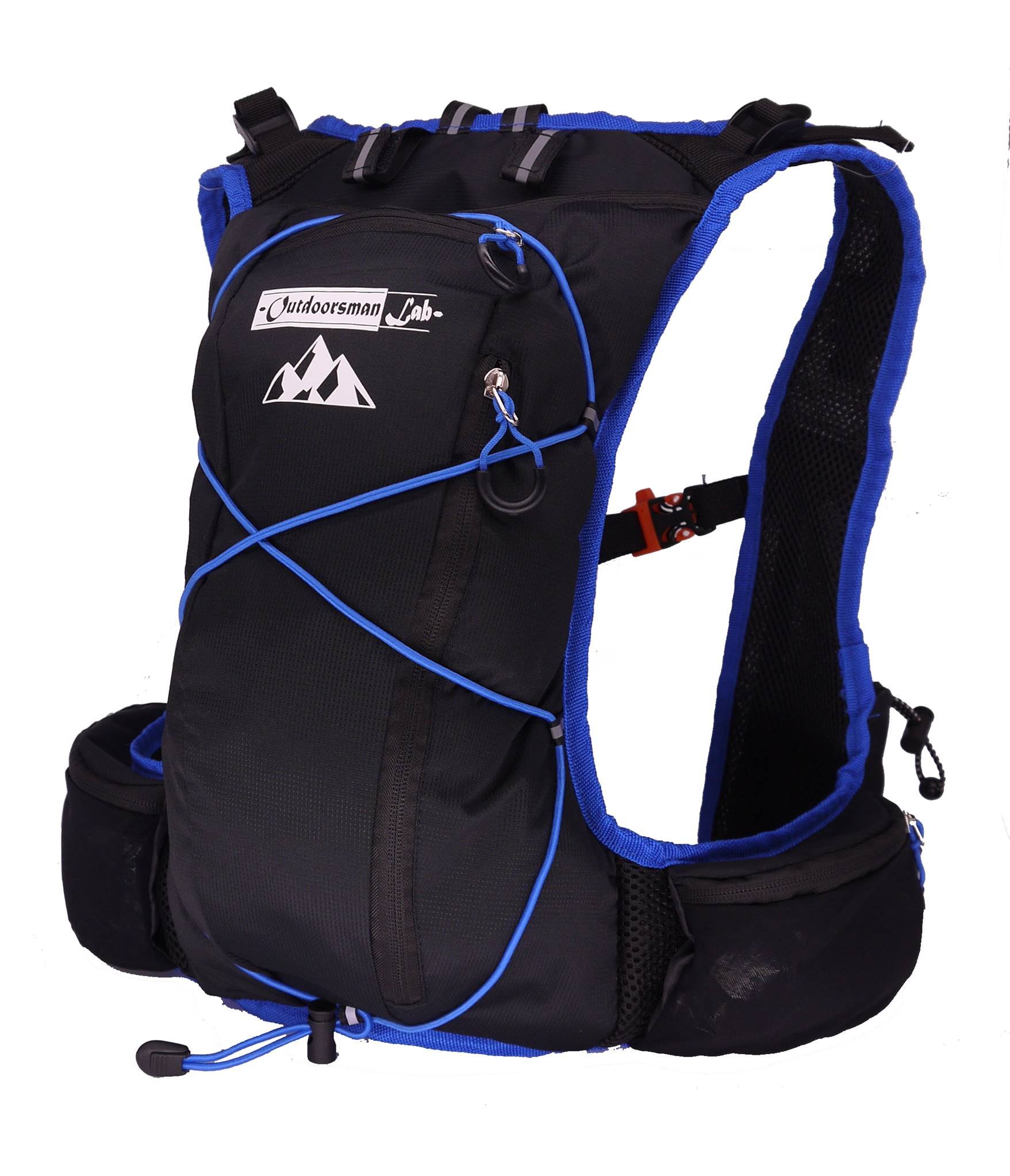 Lightweight Bike Backpack (No Bladder) for Running, Hiking, Cycling - Fits up to 38" Chest/Waist for Men Women Kids - Adjustable Chest & Shoulder Straps- Lightweight Day Bag/Pack