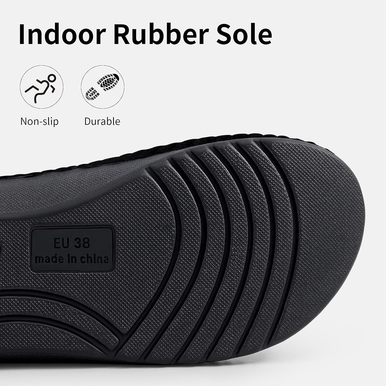 Litfun Orthopedic Slippers for Women Arch Support Indoor House Slippers Adjustable Open Toe Corduroy Bedroom Shoes with Memory Foam for Plantar Fasciitis - Image 6