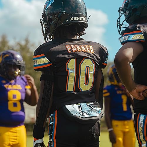 Miniatura 6 de Battle Chrome Football Back Bone Back Plate