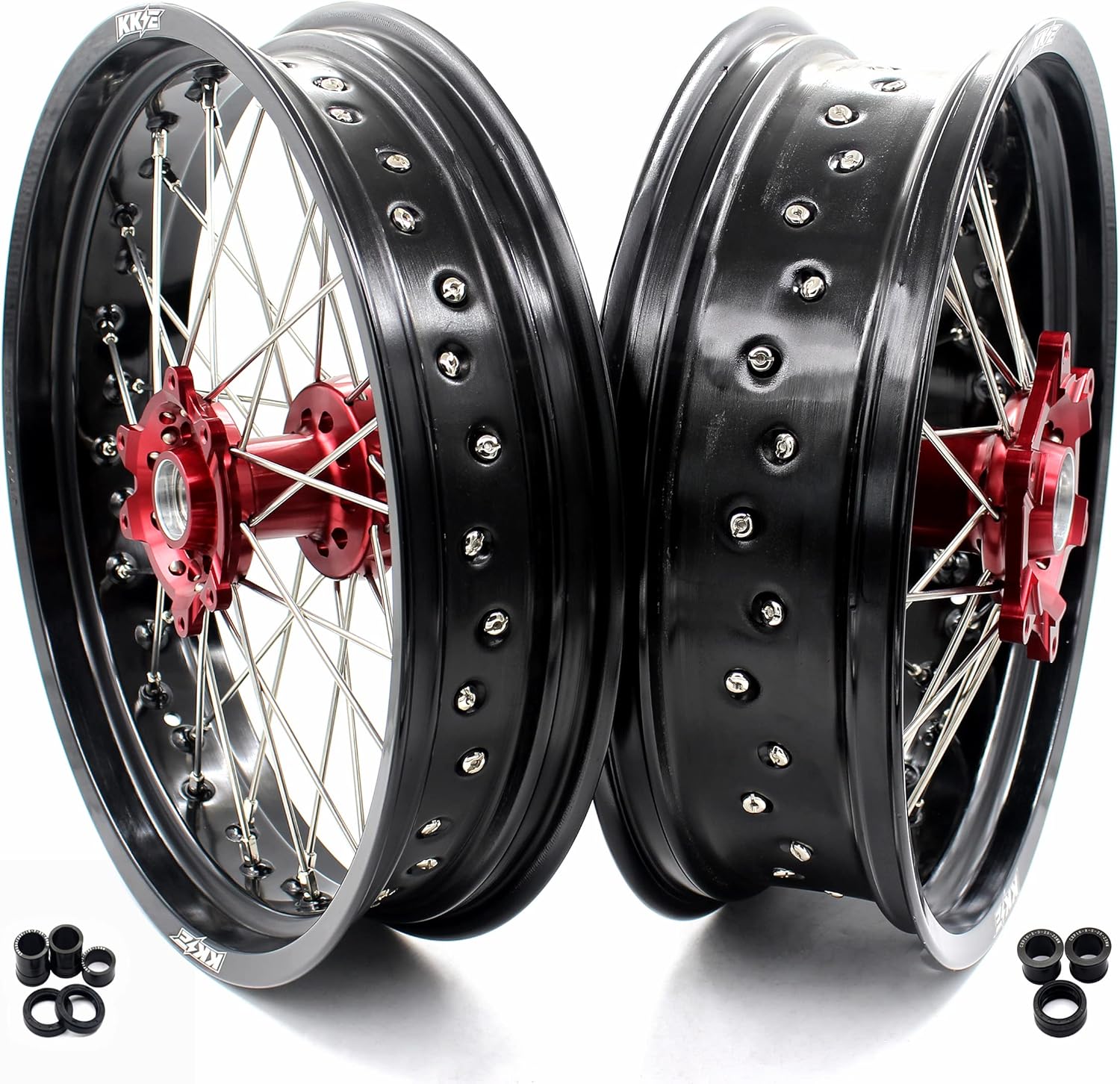 KKE 3.5 * 16.5"/5.0 * 17'' Supermoto Racing Motorcycle