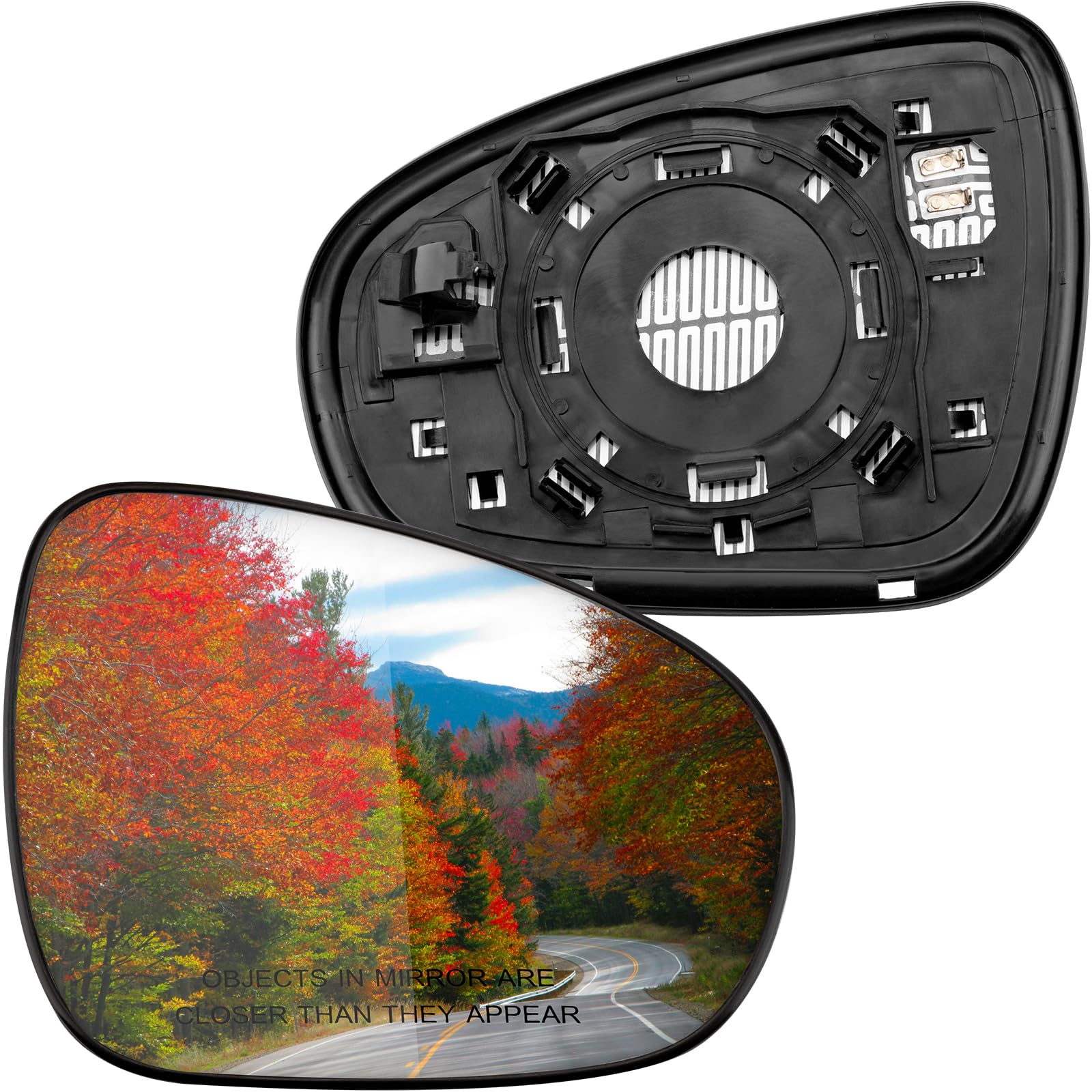 Photo 1 of LOIYLLEN Passenger Side Mirror Replacement for Lexus ES350 ES300h GS350 GS450h 2013-2017, LS460 LS600h 2013-2016, CT200h, RC300 RC350 - Right Side Mirror Glass, Rear View Power Heated Mirrors Glass
