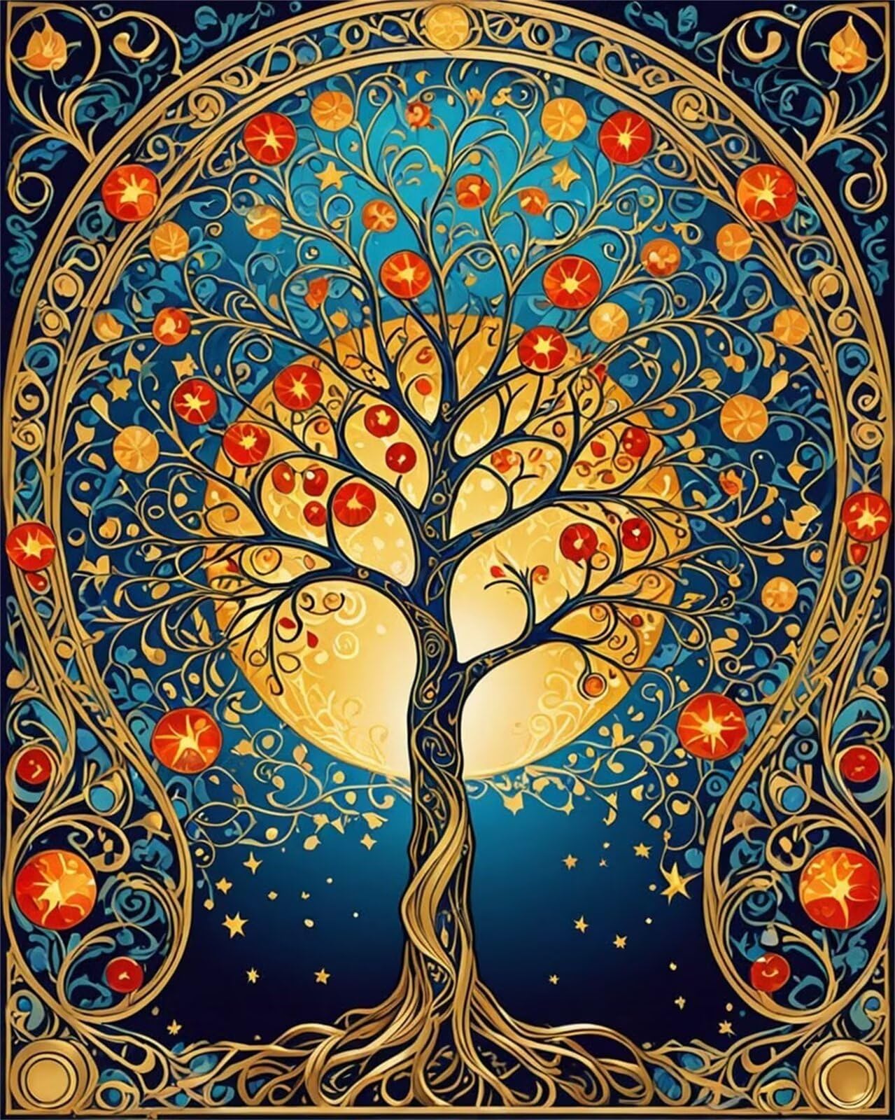 Puzzle 1500 Pièces Adulte Arbre de la Vie – Puzzle Classique Grand Format 87x57 cm – Jeu de Patience et d'Adresse en Famille – Idée Cadeau et Magnifique Décoration Murale