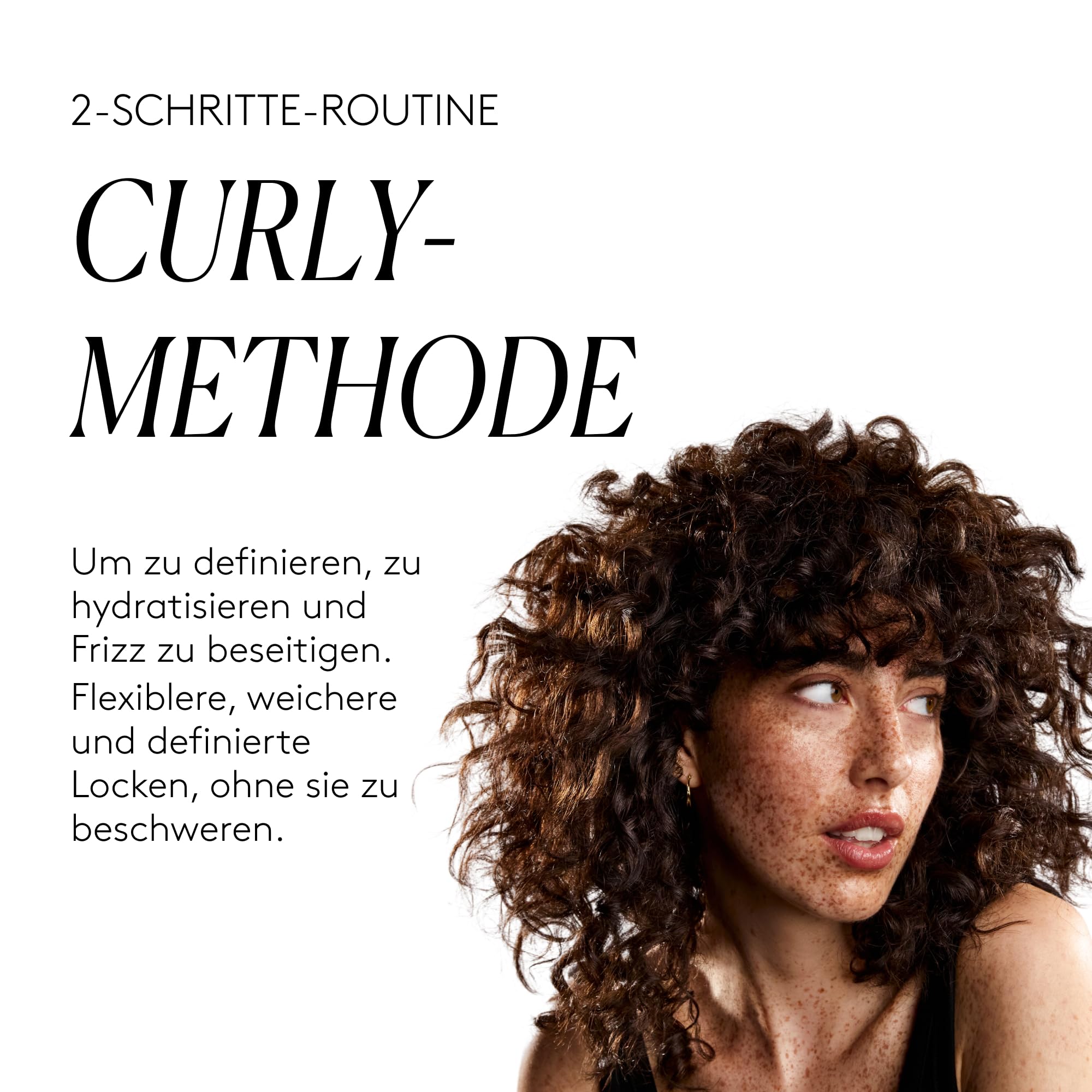 COCUNAT - Curly Methode - Curl Booster + Leave In Conditioner - Locken Gel - Anti Frizz - Spendet Feuchtigkeit, Nährt, Stärkt - Curl Cream - 250ml + 150ml