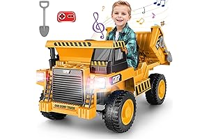 Hikole Ride on Dump Truck for Kids 4-7 - Electric Cars with...