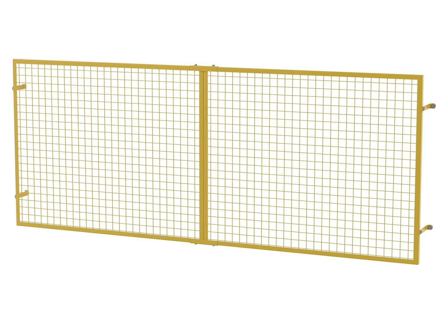 Vestil PRSN-96-4 Steel Pallet Rack Back Guard 7-3/8 in. x 98-13/16 in. x 48-1/2 in. Yellow