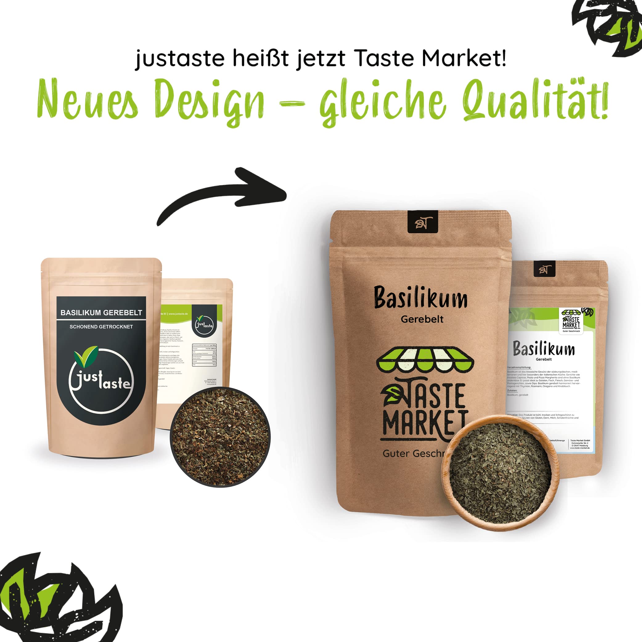 5 kg Basilikum gerebelt | schonend getrocknet | Kräuter | bestes Aroma