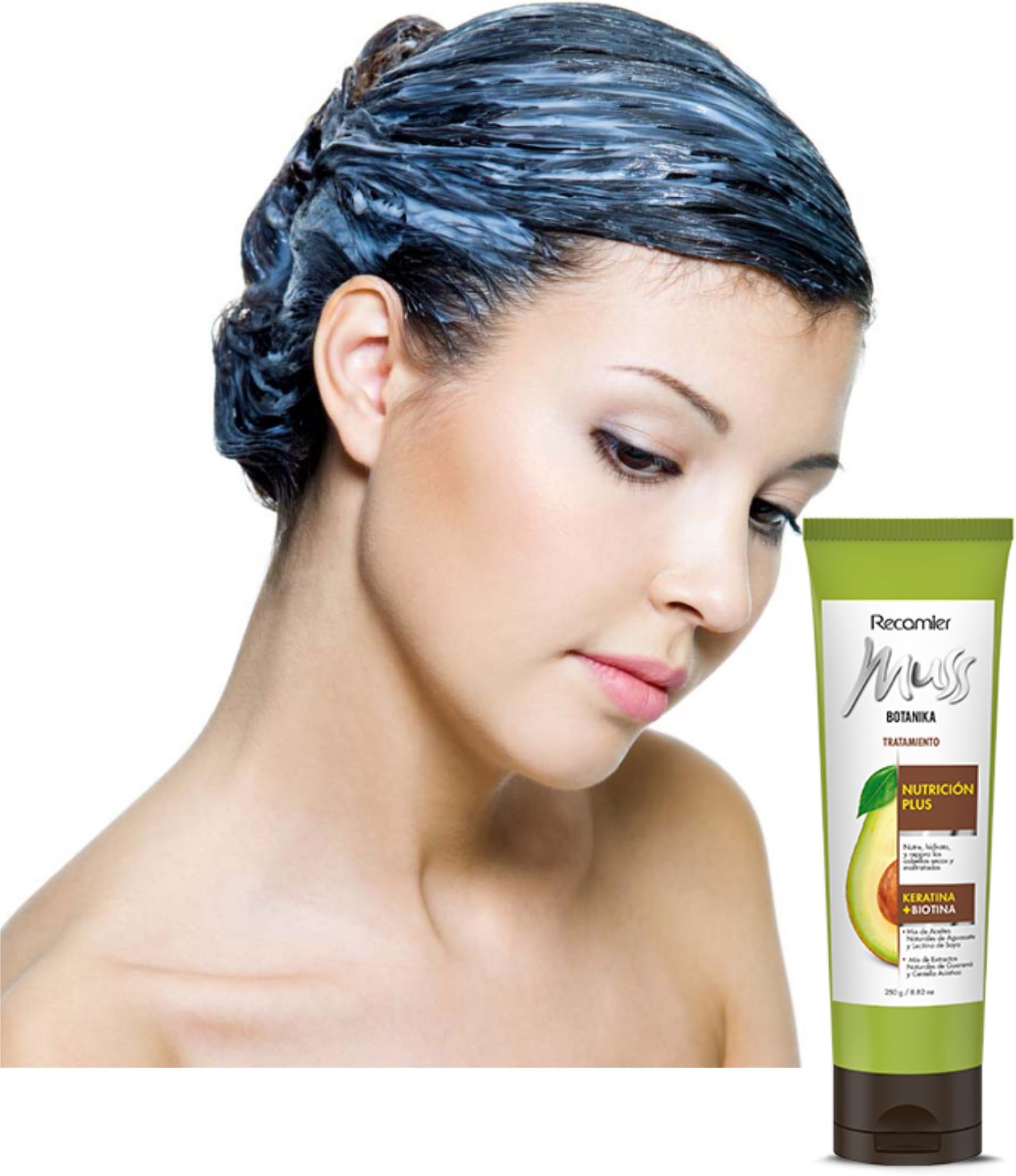 MUSS BOTANIKA NUTRICION PLUS TRATAMIENTO / Aguacate, Keratine and biotin 250gr/ 10.53oz