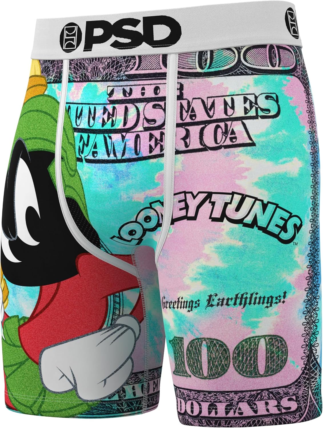 PSD Underwear Mens Boxer Briefs - Looney Tunes, Standard Length Packs and Singles, Soft & Breathable Boxer Briefs for Men